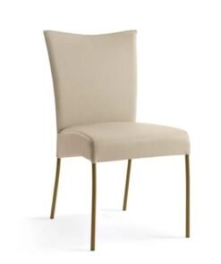 Alessia With Metal Legs Dining Chair By Eforma