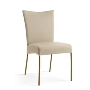 Alessia With Metal Legs Dining Chair By Eforma