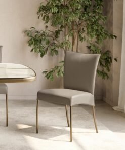 Alessia With Metal Legs Dining Chair By Eforma 3