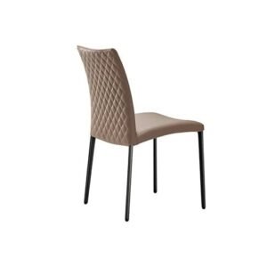 Asia Diamond With Metal Legs Dining Chair By Eforma