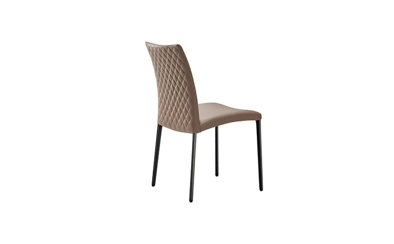 Asia Diamond With Metal Legs Dining Chair By Eforma