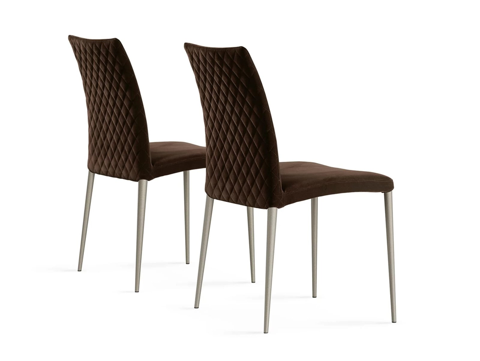 Asia Diamond With Metal Legs Dining Chair By Eforma - Image 2