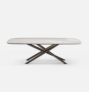 Baly With A Ceramic Top Dining Table By Eforma