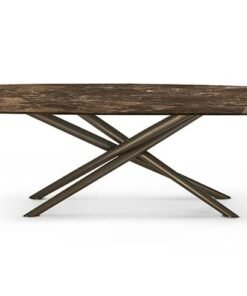 Baly With A Marble Top Dining Table By Eforma