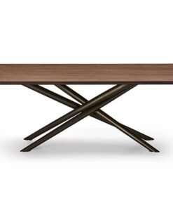 Baly With A Wood Top Dining Table By Eforma