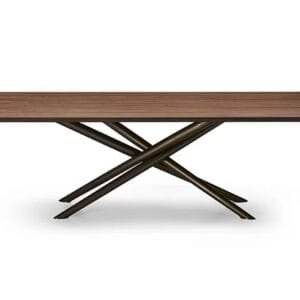 Baly With A Wood Top Dining Table By Eforma