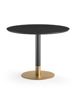 Cilindro Bistro With Glass Top Coffee Table By Eforma