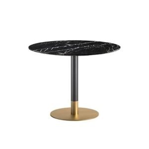 Cilindro Bistro With Marble Top Coffee Table By Eforma
