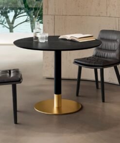 Cilindro Bistro With Wooden Top Coffee Table By Eforma 3