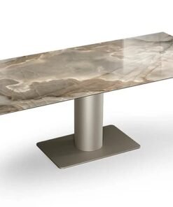 Cilindro Extendable With Ceramic Top Dining Table By Eforma 2