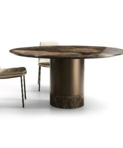 Cilindro With Marble Top Dining Table By Eforma