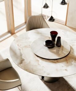 Dora With Ceramic Top Dining Table By Eforma