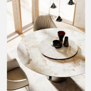 Dora With Ceramic Top Dining Table By Eforma 3