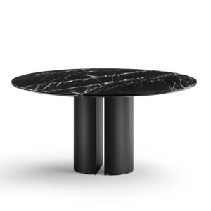 Dora With Marble Top Dining Table By Eforma