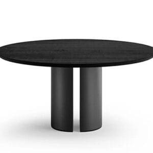 Dora With Wood Top Dining Table By Eforma