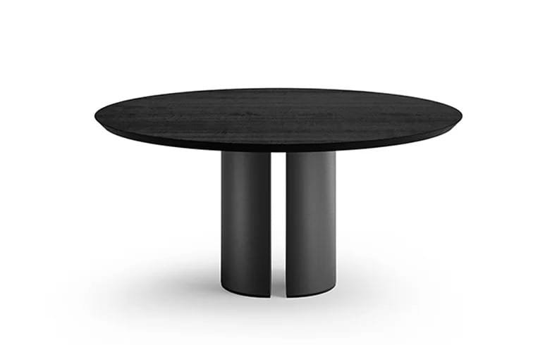Dora With Wood Top Dining Table By Eforma
