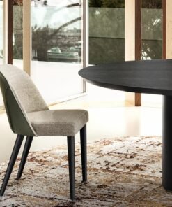 Dora With Wood Top Dining Table By Eforma 3