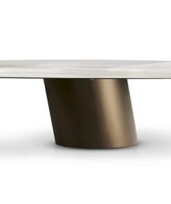 Dorado With Ceramic Top Dining Table By Eforma