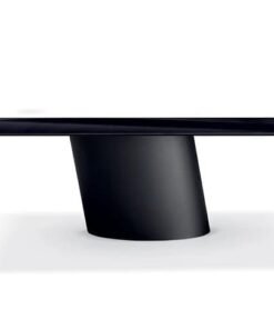 Dorado with Glass Top Dining Table by Eforma