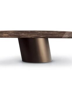 Dorado with Marble Top Dining Table by Eforma