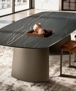 Dorian With Ceramic Top Dining Table By Eforma 2