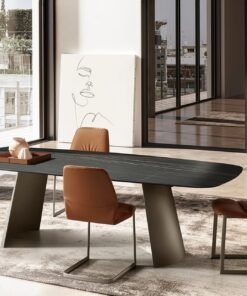 Dorian With Ceramic Top Dining Table By Eforma 3 1