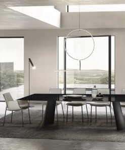 Dorian With Glass Top Dining Table By Eforma 3