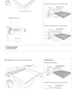 Ecletto System Double Bed by Logo