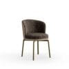 Ginger With Metal Legs Dining Chair By Eforma 1