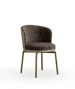 Ginger With Metal Legs Dining Chair By Eforma
