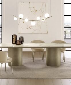Ginger With Metal Legs Dining Chair By Eforma