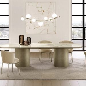 Ginger With Metal Legs Dining Chair By Eforma 3