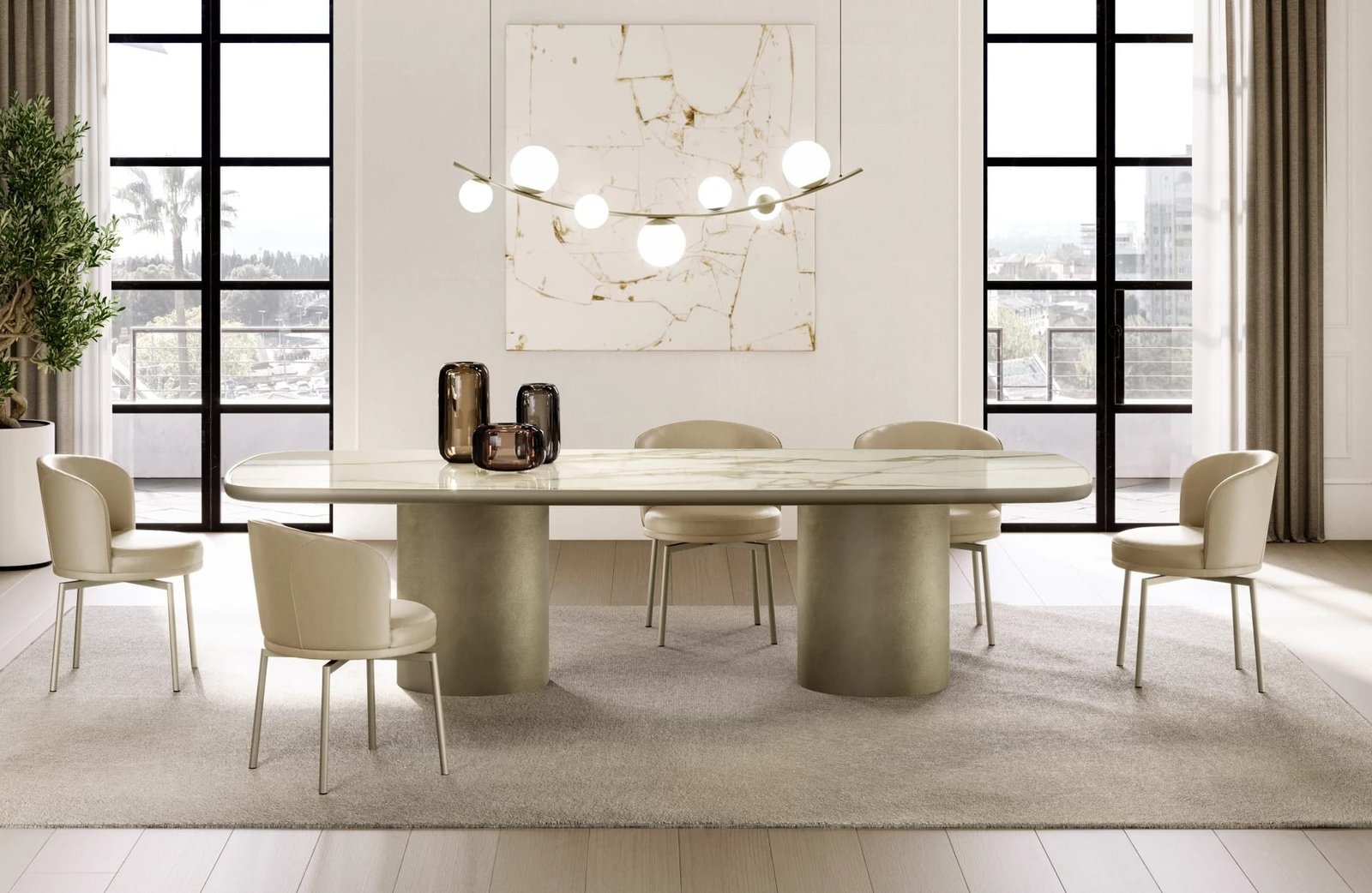 Ginger With Metal Legs Dining Chair By Eforma - Image 3