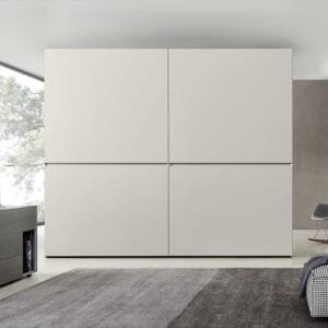 Horizontal Coplanar Sliding Door Wardrobe by Logo