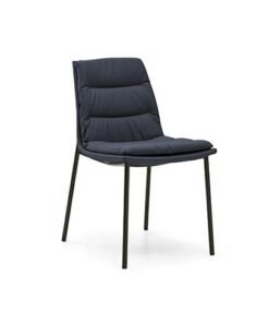 Lady With Metal Legs Dining Chair By Eforma