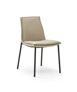 Lara With Metal Legs Dining Chair By Eforma