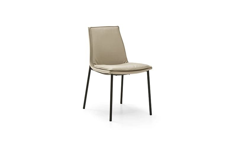 Lara With Metal Legs Dining Chair By Eforma