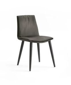 Lara With Wooden Legs Dining Chair By Eforma