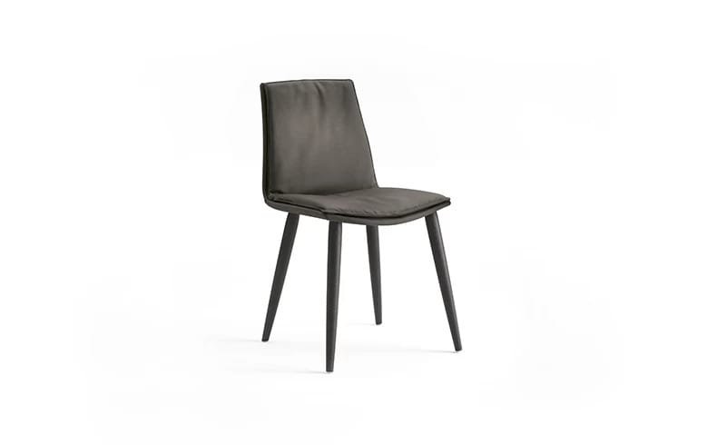 Lara With Wooden Legs Dining Chair By Eforma