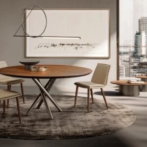 Lara With Wooden Legs Dining Chair By Eforma 3
