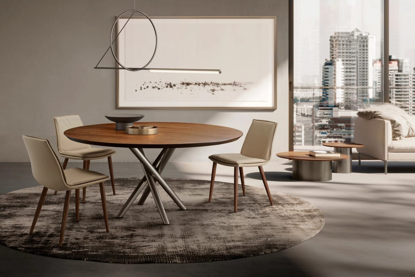 Lara With Wooden Legs Dining Chair By Eforma - Image 3