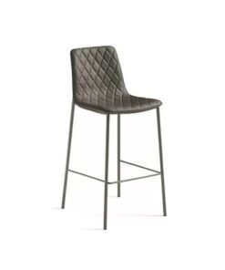 Lenny with Metal Legs Bar Stool by Eforma