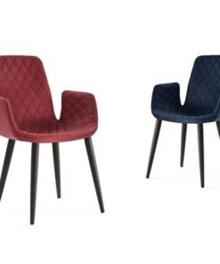 Lenny With Wooden Legs Dining Chair By Eforma 2