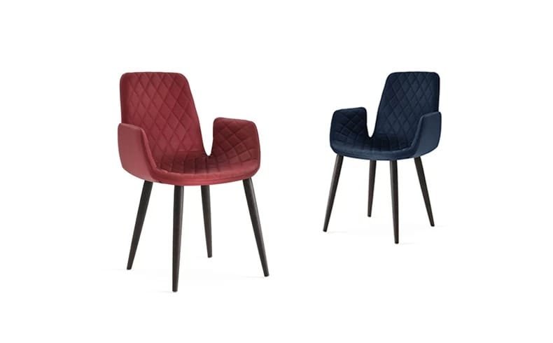 Lenny With Wooden Legs Dining Chair By Eforma - Image 2