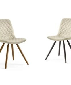 Lenny Wooden Trestle Dining Chair By Eforma 2