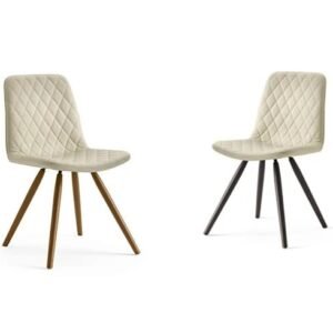 Lenny Wooden Trestle Dining Chair By Eforma 2
