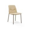 Lisa With Metal Legs Dining Chair By Eforma 1