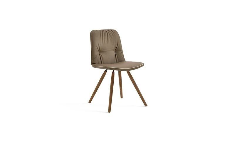 Lisa Wooden Trestle Dining Chair by Eforma