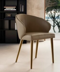Manta with Metal Legs Dining Chair by Eforma