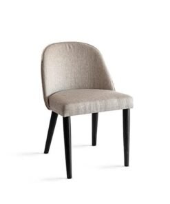 Manta with Wooden Legs Dining Chair by Eforma